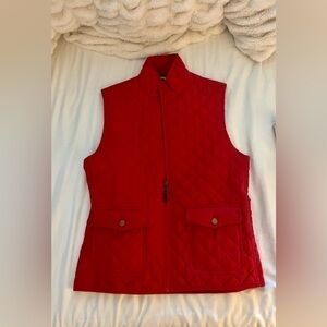 Stillwater supply company. Size Small, red quilted vest